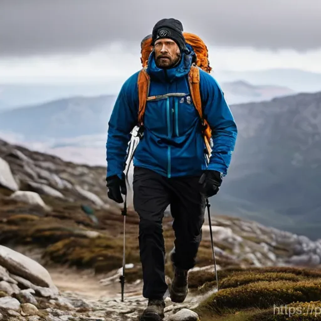 극한 환경 탐험을 위한 기초 교육 프로그램 - **Prompt:** A resilient male or female adventurer, fully dressed in high-quality, layered outdoor ge...