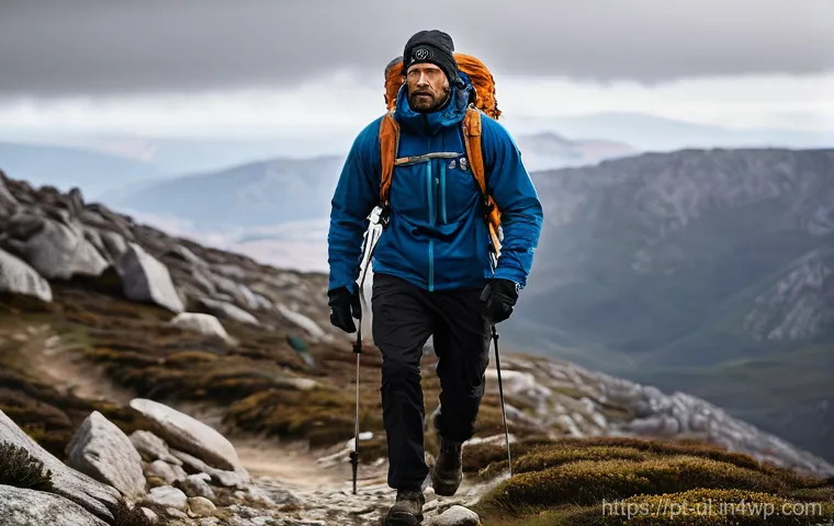 극한 환경 탐험을 위한 기초 교육 프로그램 - **Prompt:** A resilient male or female adventurer, fully dressed in high-quality, layered outdoor ge...